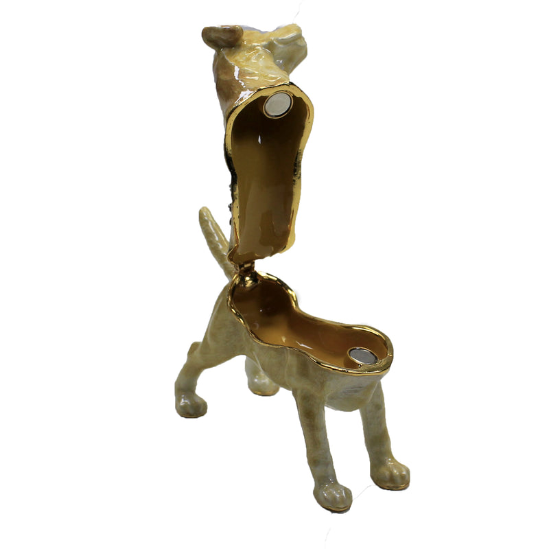 Hinged Trinket Box Yellow Labrador - - SBKGifts.com