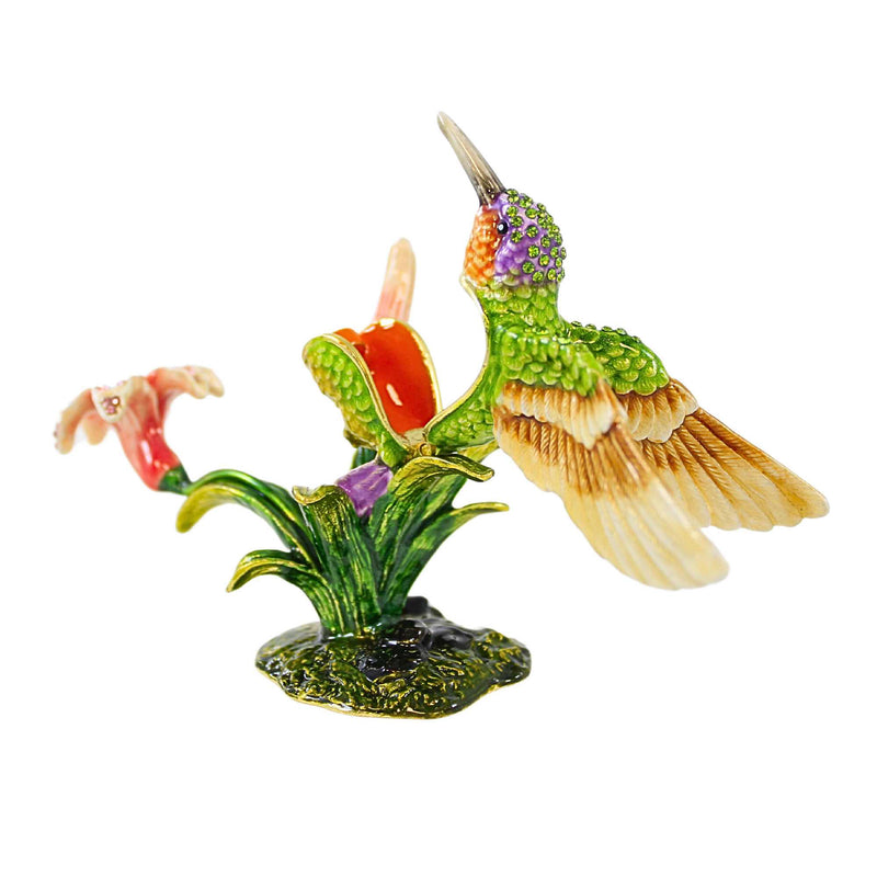 Kubla Craft Hummingbird With Flower - - SBKGifts.com