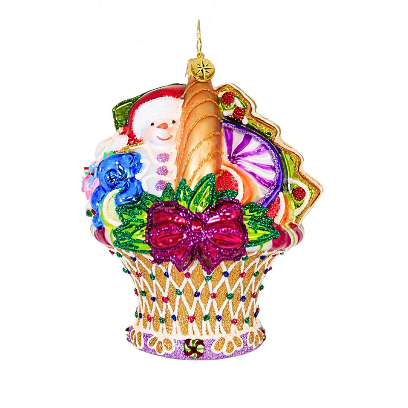 Christopher Radko Delicious Delights Glass Ornament Gingerbread Sweets 1019672 (50484)