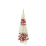 Christmas Rd/Wh Bottle Brush Tree Sm - - SBKGifts.com