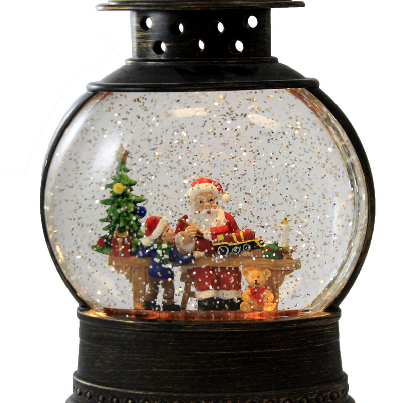 Christmas Santa Lantern Snow Globe - - SBKGifts.com