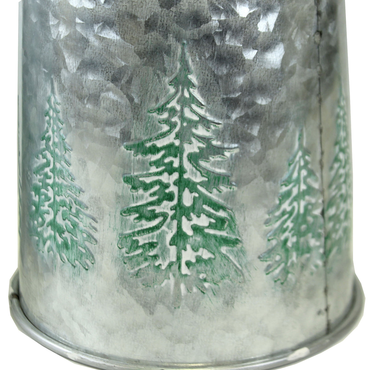 Christmas Christmas Tree Print Bell Green - - SBKGifts.com