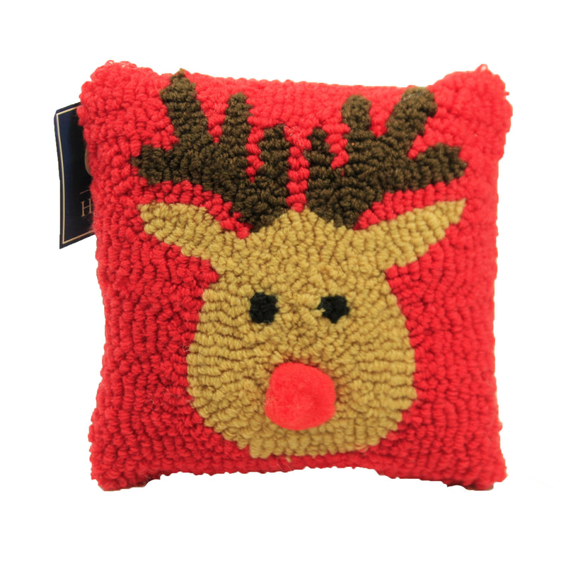 C & F Reindeer Games Pillow - One Pillow 7 Inch, Cotton - Holiday Games 44488017 (50567)