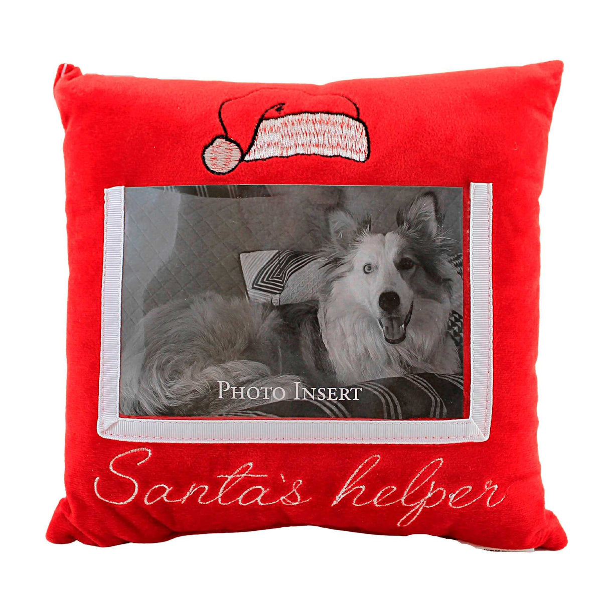 (50569) Santa's Helper Picture Pillow