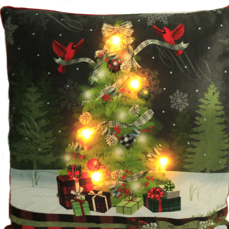 Christmas Christmas Tree Memories Led Pillow - - SBKGifts.com