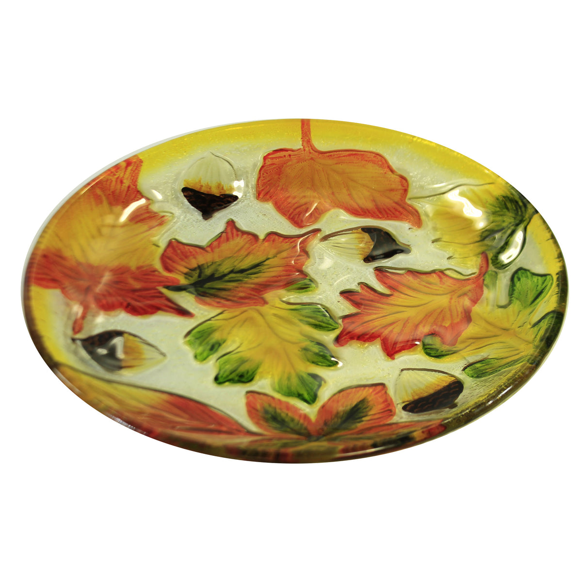 Tabletop Acorn Leaves Platter - - SBKGifts.com