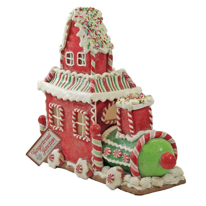 Christmas Gingerbread Train House - - SBKGifts.com