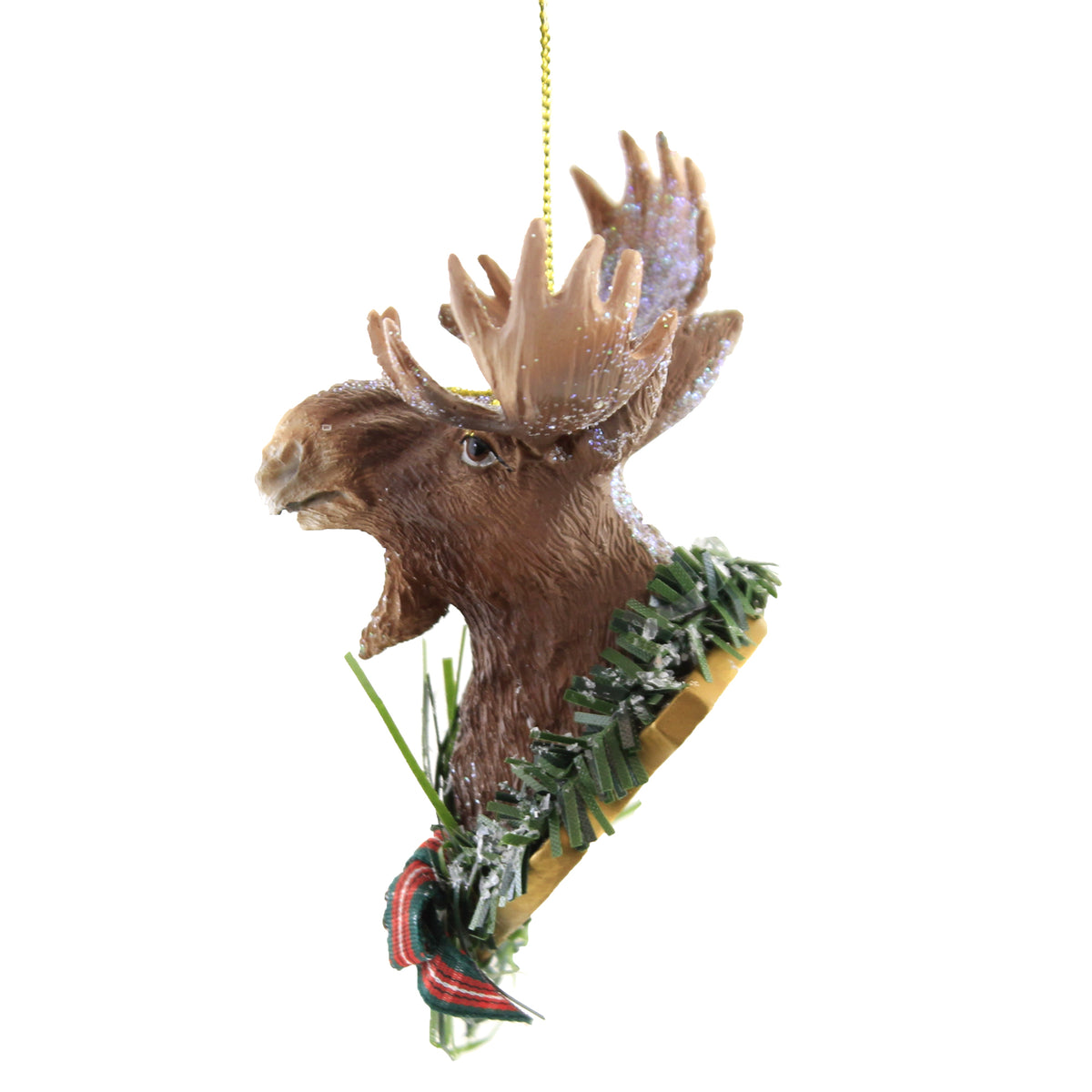 Holiday Ornament Moose Reindeer Head - - SBKGifts.com