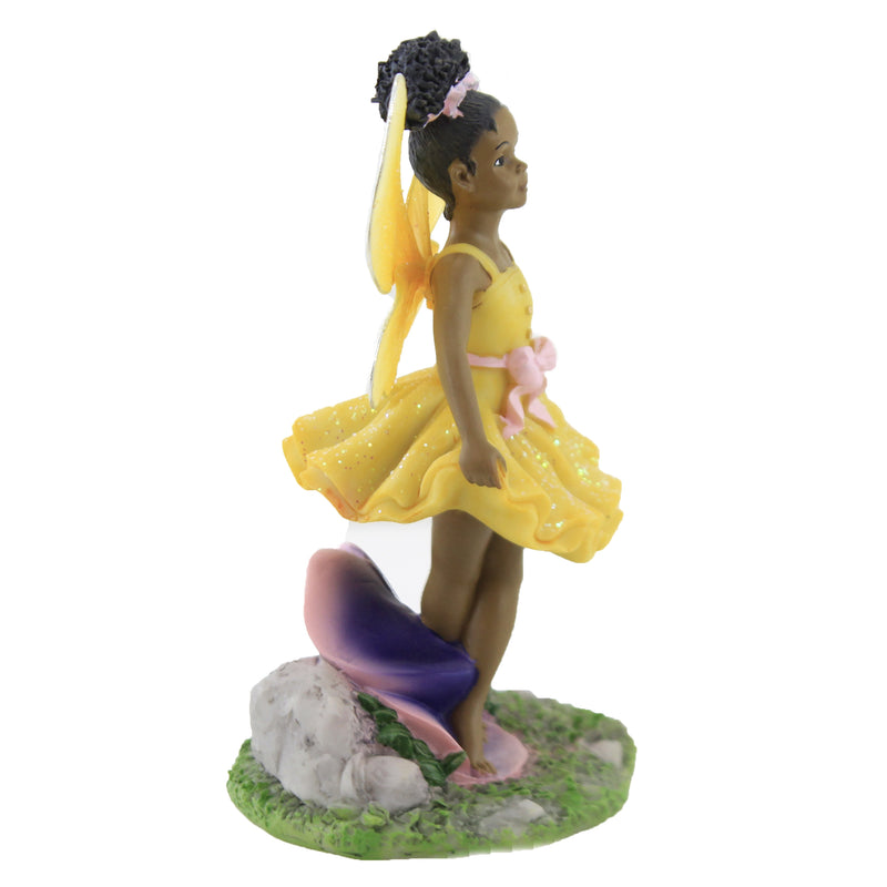 Black Art Child Fairy Yellow - - SBKGifts.com