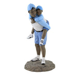 Black Art Father And Son Polyresin Dad Child Figurine 17166# (50693)