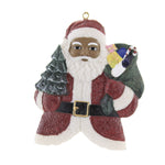 Santa Claus - One Set Of Ornaments 3.25 Inch, Polyresin - Christmas Chimney List Tree 19115 (50712)