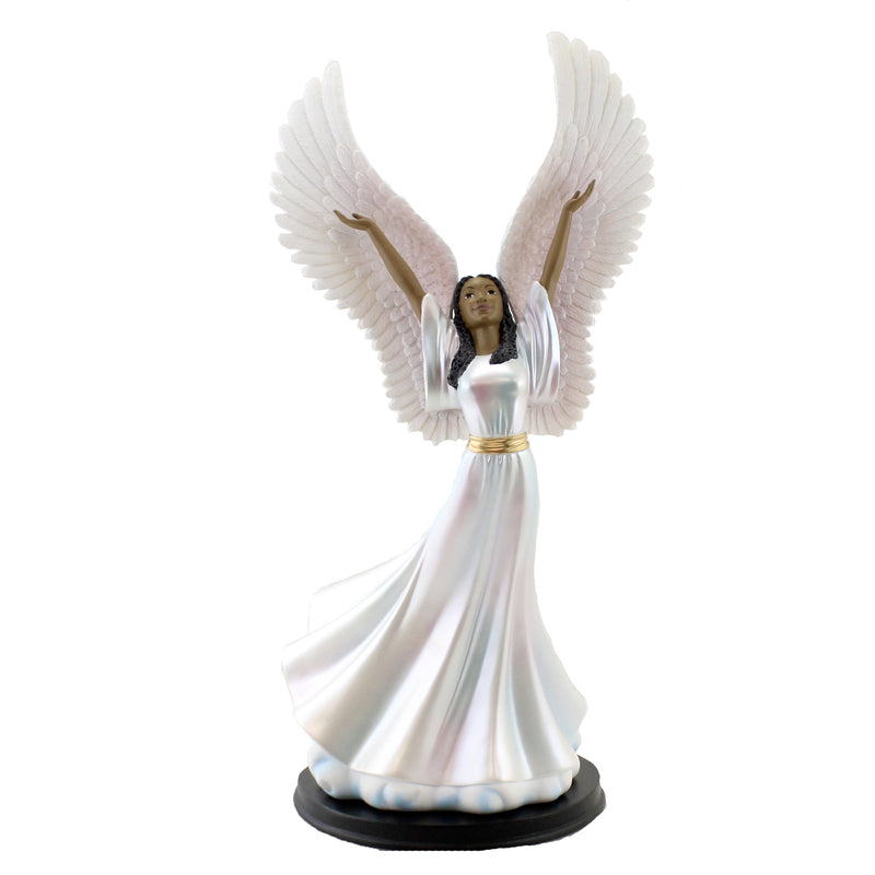 Black Art Exalt His Name Polyresin Religious Figurine 63007
