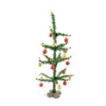 Christmas Green Tinsel Tree Glitter Stand - - SBKGifts.com