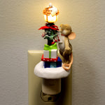 Christmas Caroling Mouse Night- Light - - SBKGifts.com