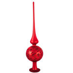 Inge Glas Red Delights Matte Finial - - SBKGifts.com