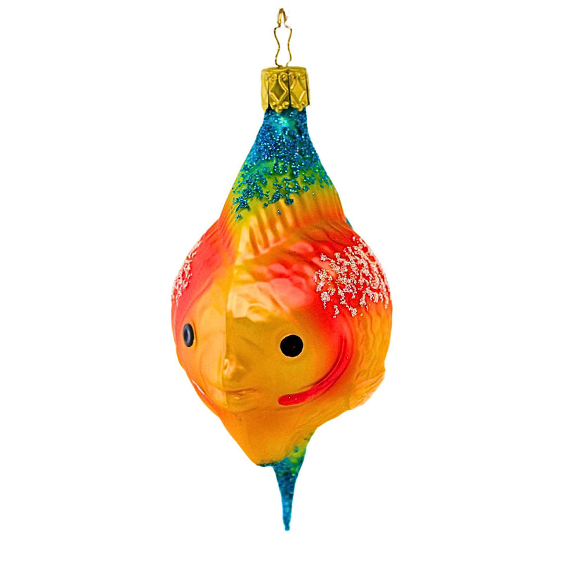 Inge Glas Angel Fish Yellow - - SBKGifts.com