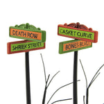 Department 56 Accessory Creepy Village Street Signs - - SBKGifts.com