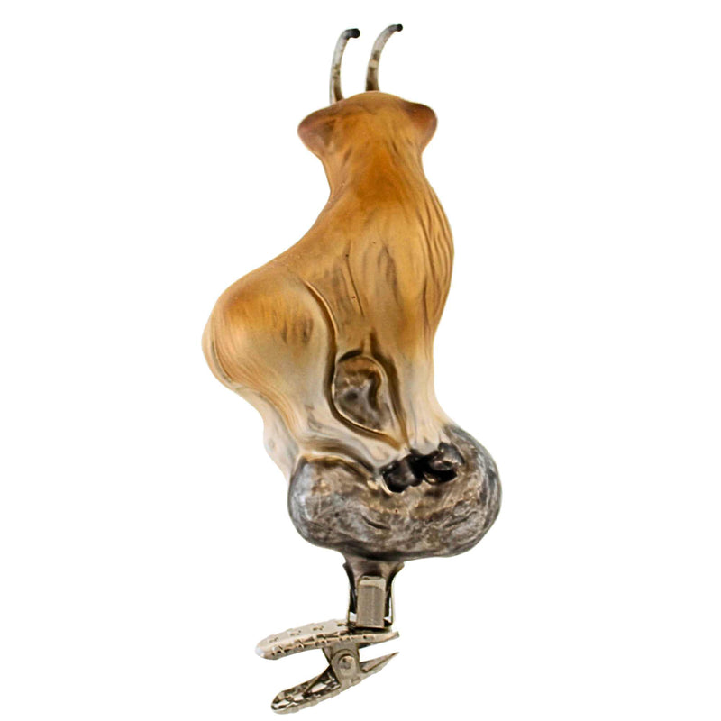 Inge Glas Chamois Clip-On Ornament - - SBKGifts.com