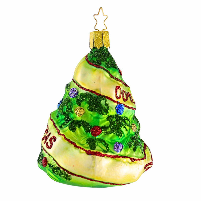 Inge Glas Newlyweds Tree Glass First Christmas Ornament 10031S012