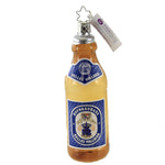 Bottle Of Beer - One Ornament 5 Inch, Glass - Ornament Drink German 10066S021 (50855)