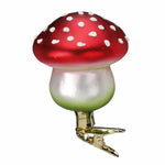 Lucky Charm Mushroom - One Ornament 2.75 Inch, Glass - Christmas Ornament Spring 10123S015 (50865)