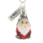 Inge Glas Mini Gnome Glass Christmas Ornament 10118S021 (50868)