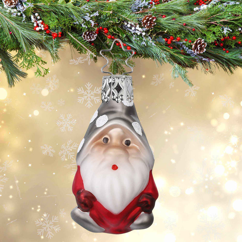 Inge Glas Mini Gnome - - SBKGifts.com