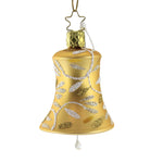 Delights Bell Gold Matte - One Ornament 2.5 Inch, Glass - Ornament Christmas 21251T060 (50869)