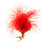 Inge Glas Red Happy Bird Ornament. - - SBKGifts.com