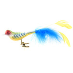 Inge Glas Rainbow Finch Ornament Glass Clip-On Bird Spring Easter 10014S020 (50880)