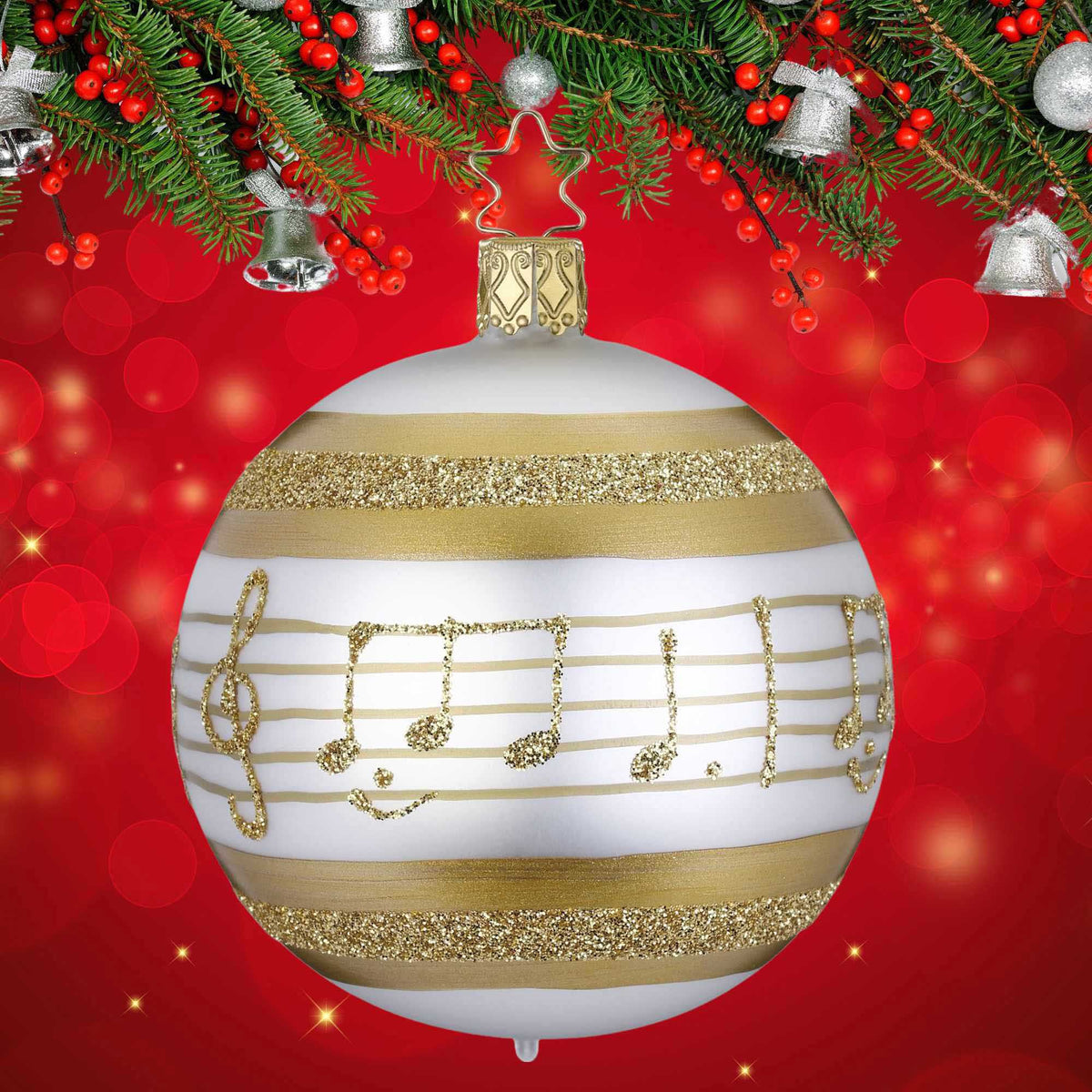 Inge Glas Christmas Melody Ornament - - SBKGifts.com