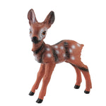 Retro Deer - One Figurine 13.5 Inch, Resin - Christmas Fawn Vintage Style Ms2146 (50910)