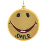Mood - One Ornament 3.5 Inch, Glass - Happy Face Smile Darn Go4289 (50919)