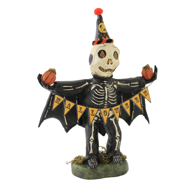 Charles Mcclenning Skylar The Skeleton Halloween Bones Pumpkins 24174.