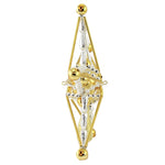 Tree Topper Finial Gold And Silver Tree Topper - - SBKGifts.com