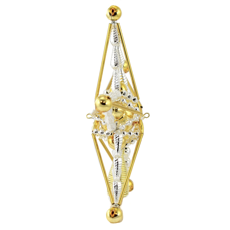 Tree Topper Finial Gold And Silver Tree Topper - - SBKGifts.com