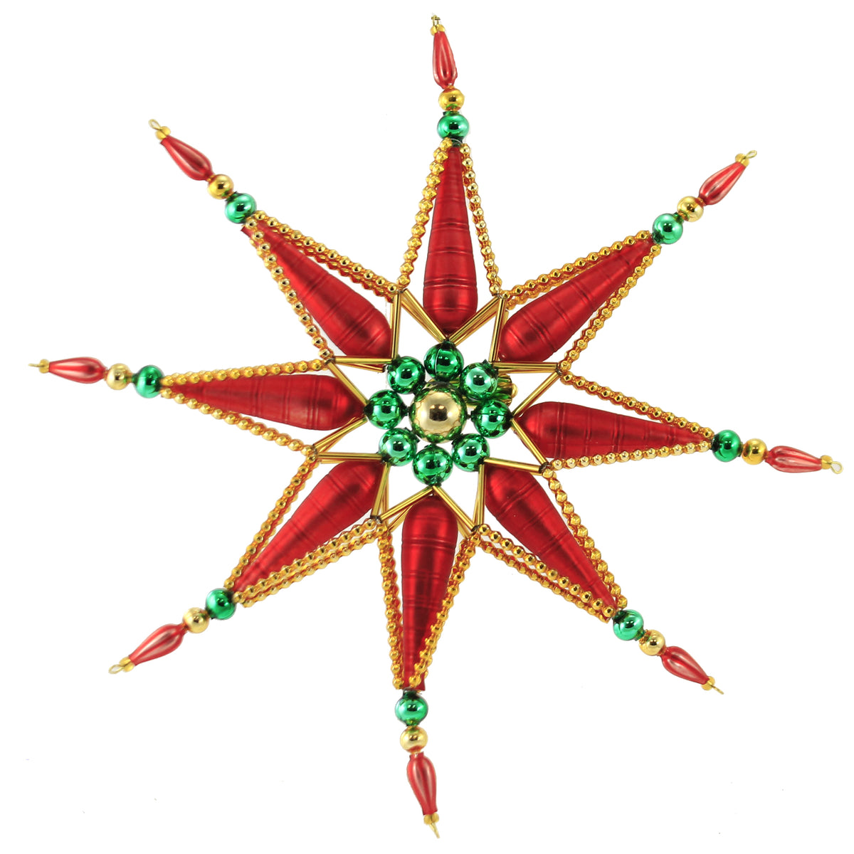 (50939) Red Green Star Tree Topper