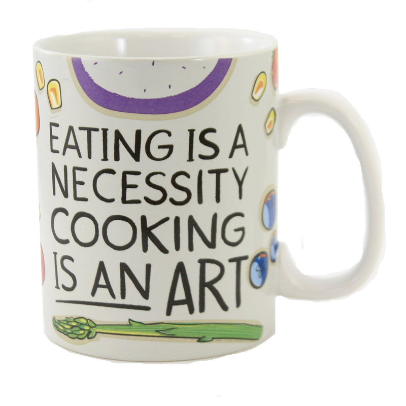 Tabletop Cooking Is An Art Mug Stoneware Eating Necessity 104476 (50976)