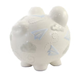 Bank Paper Airplane Piggy Bank - - SBKGifts.com