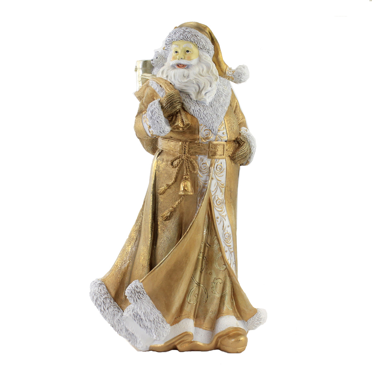 (51019) Golden Santa Figurine