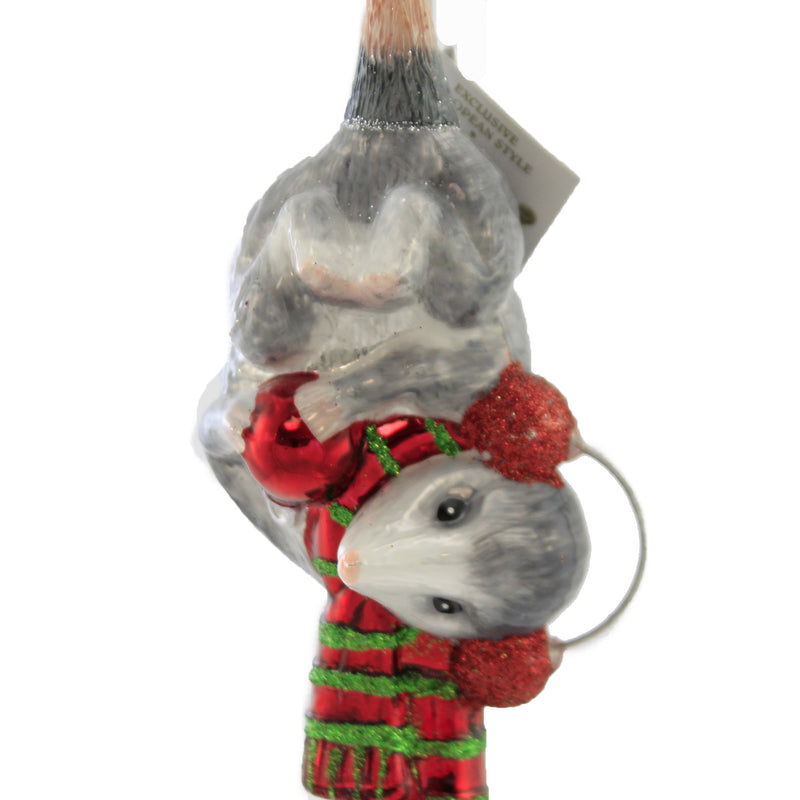 Noble Gems Hanging Christmas Opossum - - SBKGifts.com