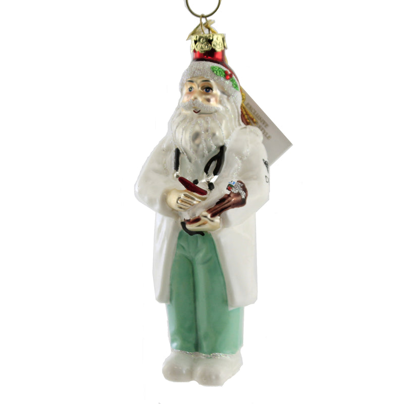 Noble Gems Santa Doctor Glass Md Medical Hospital Doc Nb1659
