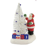 Department 56 Accessory Santa Comes To Town 2021 Snow Village Dated Lit 6007775 (51055)