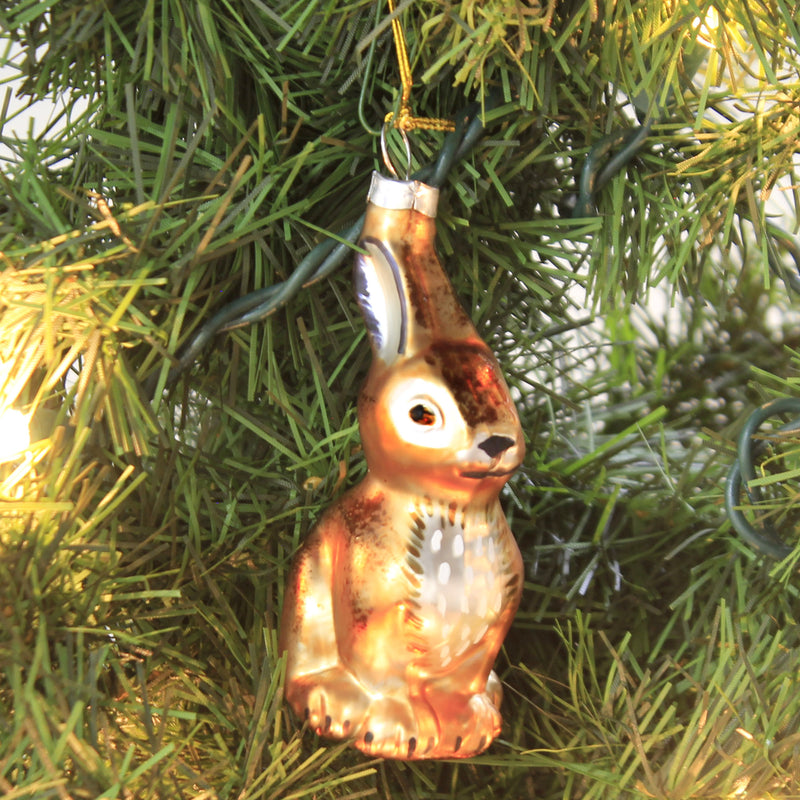 Holiday Ornament Woodland Bunny Rabbit - - SBKGifts.com