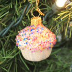 Holiday Ornament Cupcake With Sprinkles - - SBKGifts.com