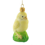 Holiday Ornament Easter Chick Glass Spring Chickadee 00174 (51111)