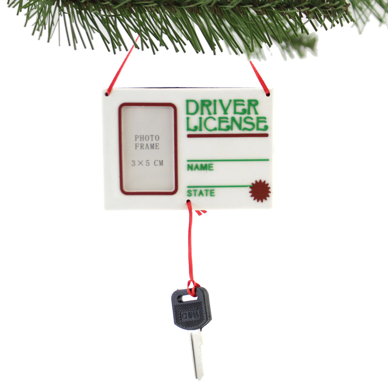Holiday Ornament Drivers License W/ Photo - - SBKGifts.com