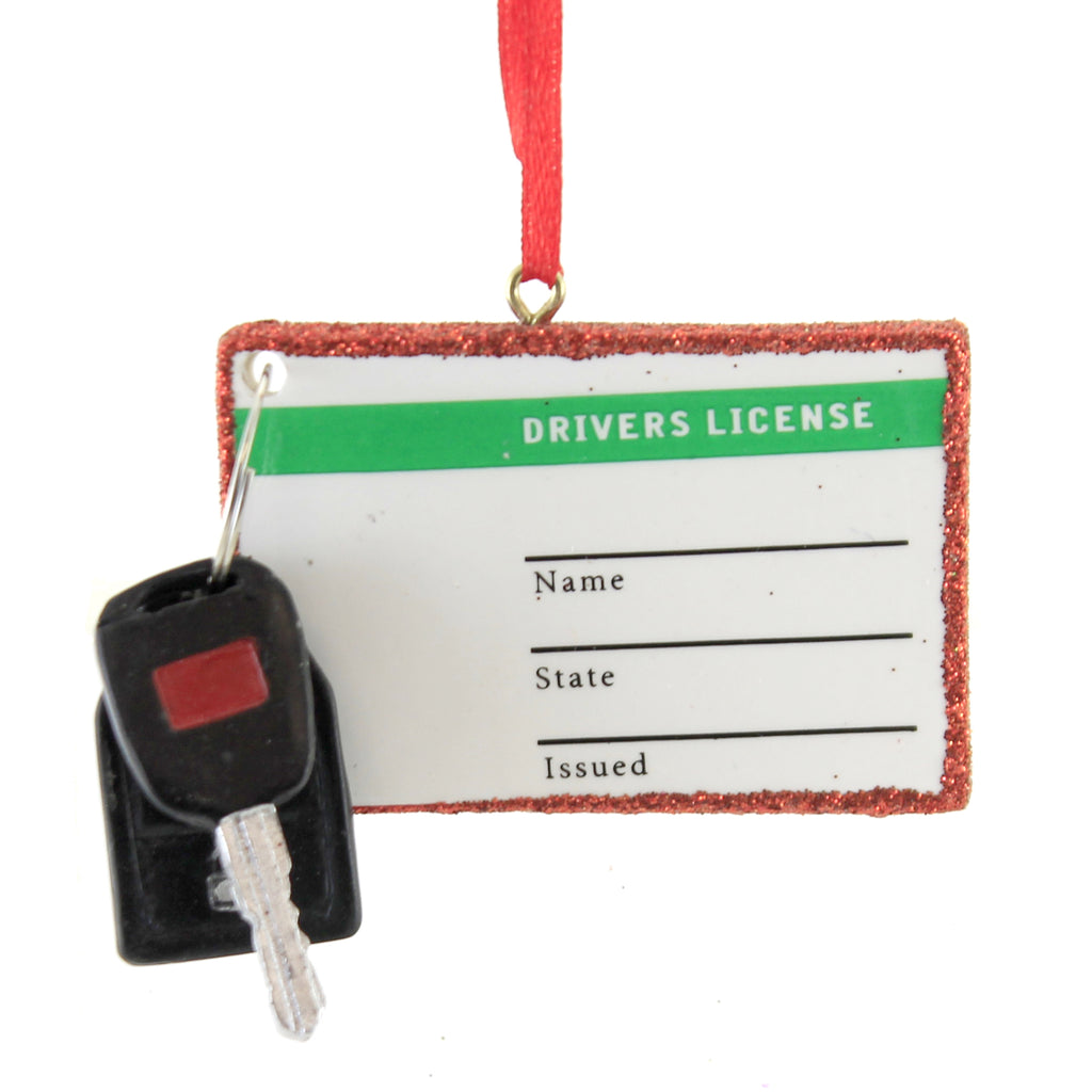 Kurt S. Adler Drivers License - 1 Polyresin Ornament 2.5 Inch ...