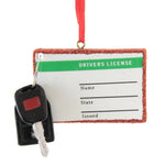 Kurt S. Adler Drivers License - 1 Polyresin Ornament 2.50 Inch, Polyresin - Diy Personalize 1St Car  Keys W8446 (51114)