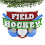 Holiday Ornament Field Hockey - - SBKGifts.com